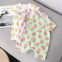 Load image into Gallery viewer, Baby Girls Boys Fruit Print Jumpsuits Wholesale 220407207
