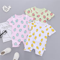 Load image into Gallery viewer, Baby Girls Boys Fruit Print Jumpsuits Wholesale 220407207
