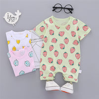 Load image into Gallery viewer, Baby Girls Boys Fruit Print Jumpsuits Wholesale 220407207
