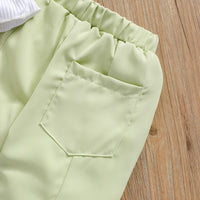 Load image into Gallery viewer, 2 Pieces Set Baby Kid Girls Muslin&amp;Ribbed Tank Tops And Solid Color Pants Wholesale 220407225
