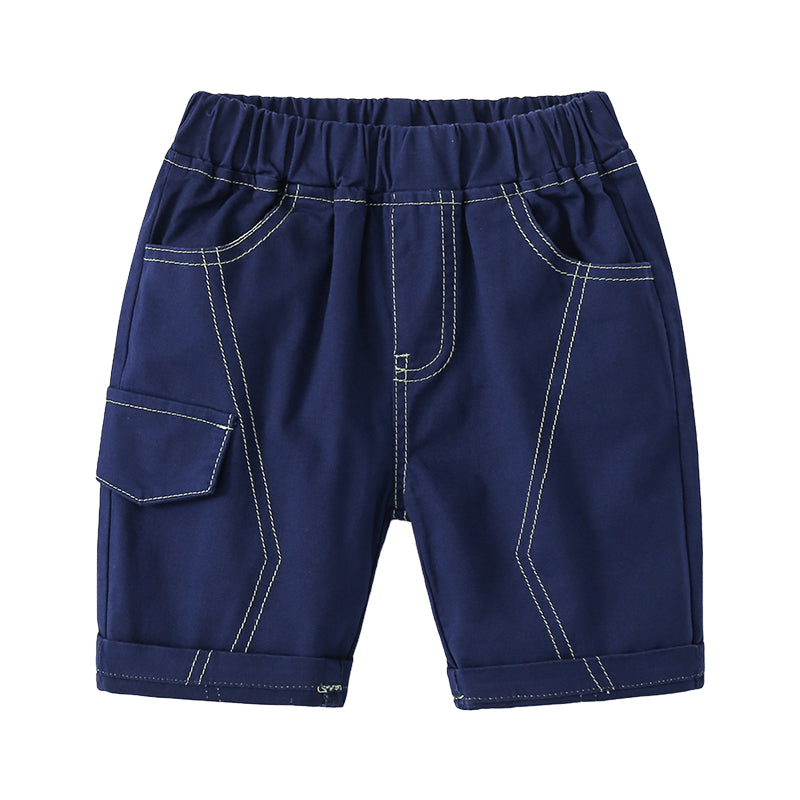 Kid Boys Solid Color Shorts Wholesale 220407241