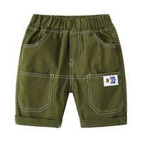 Load image into Gallery viewer, Kid Boys Solid Color Letters Shorts Wholesale 220407242
