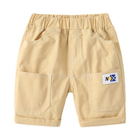 Load image into Gallery viewer, Kid Boys Solid Color Letters Shorts Wholesale 220407242
