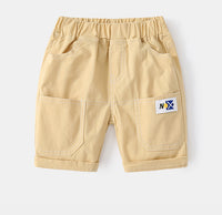 Load image into Gallery viewer, Kid Boys Solid Color Letters Shorts Wholesale 220407242
