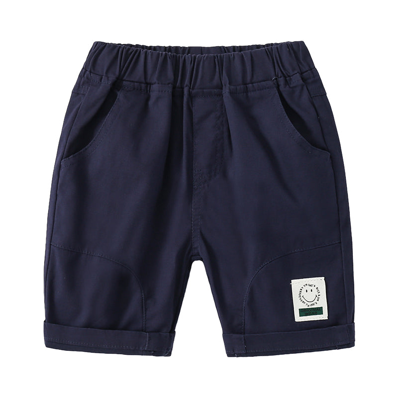 Kid Boys Solid Color Expression Shorts Wholesale 220407243
