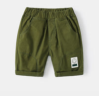 Load image into Gallery viewer, Kid Boys Solid Color Expression Shorts Wholesale 220407243
