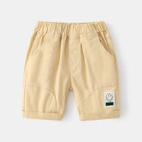 Load image into Gallery viewer, Kid Boys Solid Color Expression Shorts Wholesale 220407243
