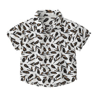 Load image into Gallery viewer, Baby Kid Boys Flower Cartoon Graphic Print Shirts Wholesale 220407245
