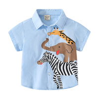 Load image into Gallery viewer, Baby Kid Unisex Animals Print Shirts Wholesale 220407264
