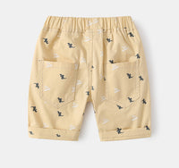 Load image into Gallery viewer, Kid Boys Letters Dinosaur Print Shorts Wholesale 220407265
