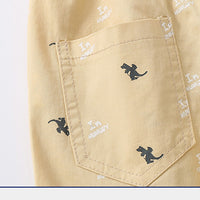 Load image into Gallery viewer, Kid Boys Letters Dinosaur Print Shorts Wholesale 220407265
