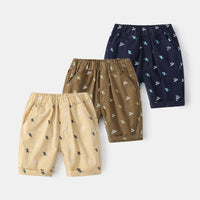 Load image into Gallery viewer, Kid Boys Letters Dinosaur Print Shorts Wholesale 220407265
