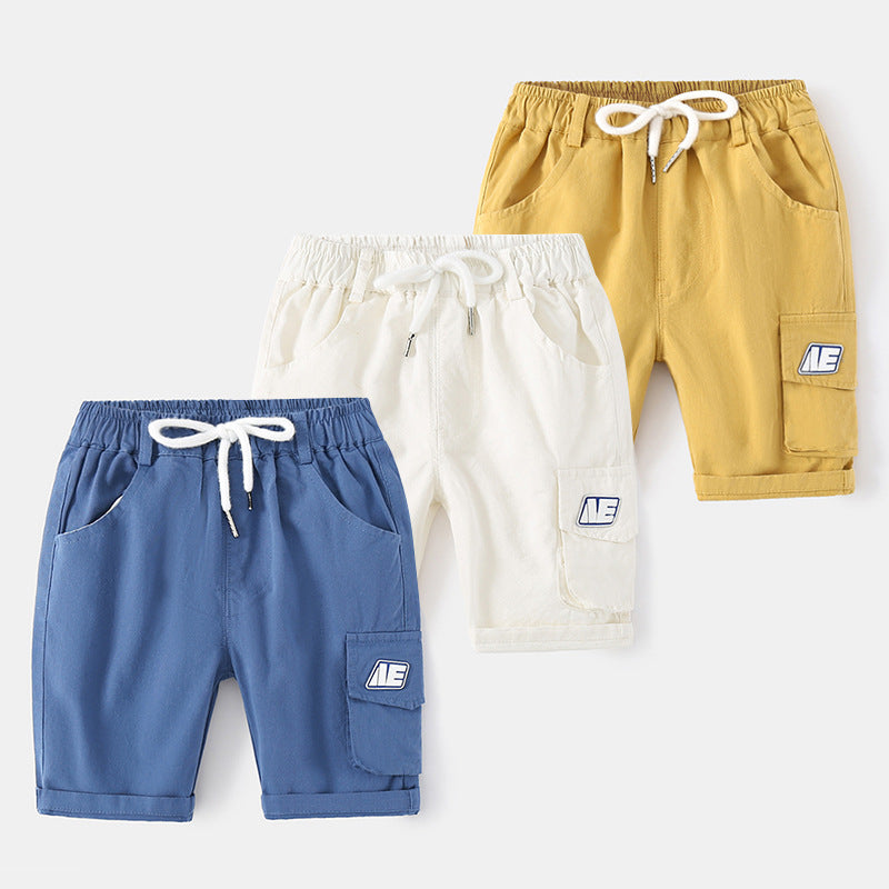 Baby Kid Boys Solid Color Letters Shorts Wholesale 220407271