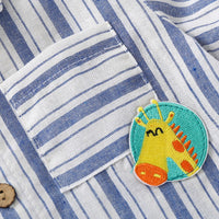 Load image into Gallery viewer, Baby Kid Boys Striped Cartoon Shirts Wholesale 220407279
