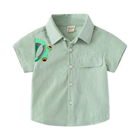 Load image into Gallery viewer, Baby Kid Boys Animals Print Shirts Wholesale 220407280
