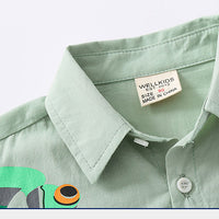 Load image into Gallery viewer, Baby Kid Boys Animals Print Shirts Wholesale 220407280
