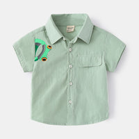 Load image into Gallery viewer, Baby Kid Boys Animals Print Shirts Wholesale 220407280
