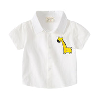 Load image into Gallery viewer, Baby Kid Boys Dinosaur Animals Cartoon Print Shirts Wholesale 220407296
