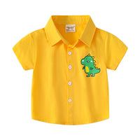 Load image into Gallery viewer, Baby Kid Boys Dinosaur Animals Cartoon Print Shirts Wholesale 220407296
