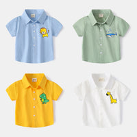 Load image into Gallery viewer, Baby Kid Boys Dinosaur Animals Cartoon Print Shirts Wholesale 220407296
