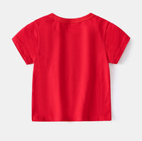 Load image into Gallery viewer, 2 Pieces Set Baby Kid Boys Striped Letters Cartoon Print T-Shirts And Ribbon Shorts Wholesale 220407302
