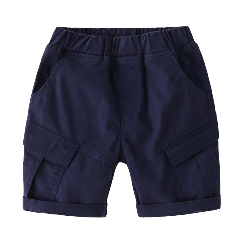 Kid Boys Solid Color Shorts Wholesale 220407303