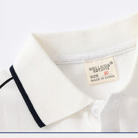 Load image into Gallery viewer, Baby Kid Boys Letters Color-blocking Print Polo Shirts Wholesale 220407304
