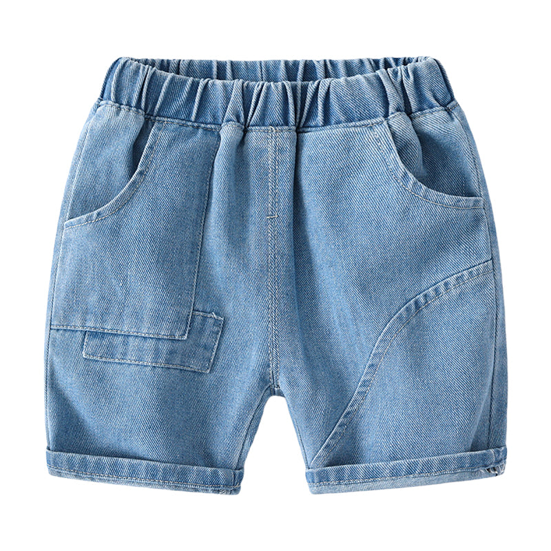 Baby Kid Boys Solid Color Shorts Wholesale 220407305