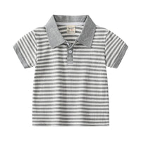 Load image into Gallery viewer, Baby Kid Boys Striped Polo Shirts Wholesale 220407315

