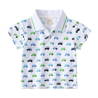 Load image into Gallery viewer, Baby Kid Boys Car Polo Shirts Wholesale 220407323
