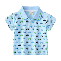 Load image into Gallery viewer, Baby Kid Boys Car Polo Shirts Wholesale 220407323
