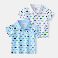 Load image into Gallery viewer, Baby Kid Boys Car Polo Shirts Wholesale 220407323
