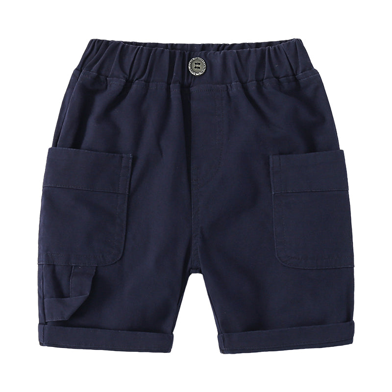 Baby Kid Boys Solid Color Shorts Wholesale 220407327