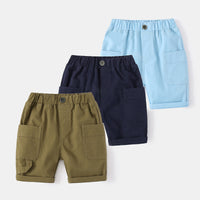 Load image into Gallery viewer, Baby Kid Boys Solid Color Shorts Wholesale 220407327
