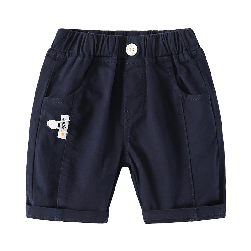 Baby Kid Boys Solid Color Shorts Wholesale 220407328