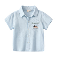 Load image into Gallery viewer, Baby Kid Boys Letters Cartoon Print Shirts Wholesale 220407331
