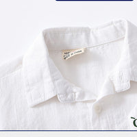 Load image into Gallery viewer, Baby Kid Boys Letters Cartoon Print Shirts Wholesale 220407331
