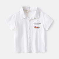 Load image into Gallery viewer, Baby Kid Boys Letters Cartoon Print Shirts Wholesale 220407331
