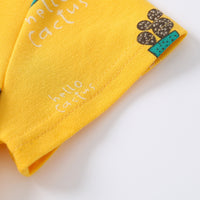 Load image into Gallery viewer, Baby Kid Boys Letters Cartoon Plant Print Polo Shirts Wholesale 220407332
