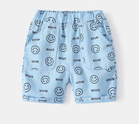 Load image into Gallery viewer, Baby Kid Boys Letters Expression Print Shorts Wholesale 220407333
