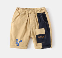 Load image into Gallery viewer, Baby Kid Boys Letters Color-blocking Cartoon Print Shorts Wholesale 220407339

