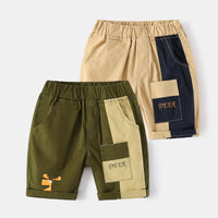 Load image into Gallery viewer, Baby Kid Boys Letters Color-blocking Cartoon Print Shorts Wholesale 220407339
