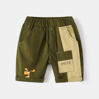 Load image into Gallery viewer, Baby Kid Boys Letters Color-blocking Cartoon Print Shorts Wholesale 220407339
