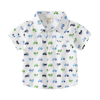 Load image into Gallery viewer, Baby Kid Boys Car Cartoon Print Shirts Wholesale 220407344
