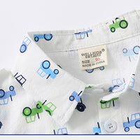 Load image into Gallery viewer, Baby Kid Boys Car Cartoon Print Shirts Wholesale 220407344
