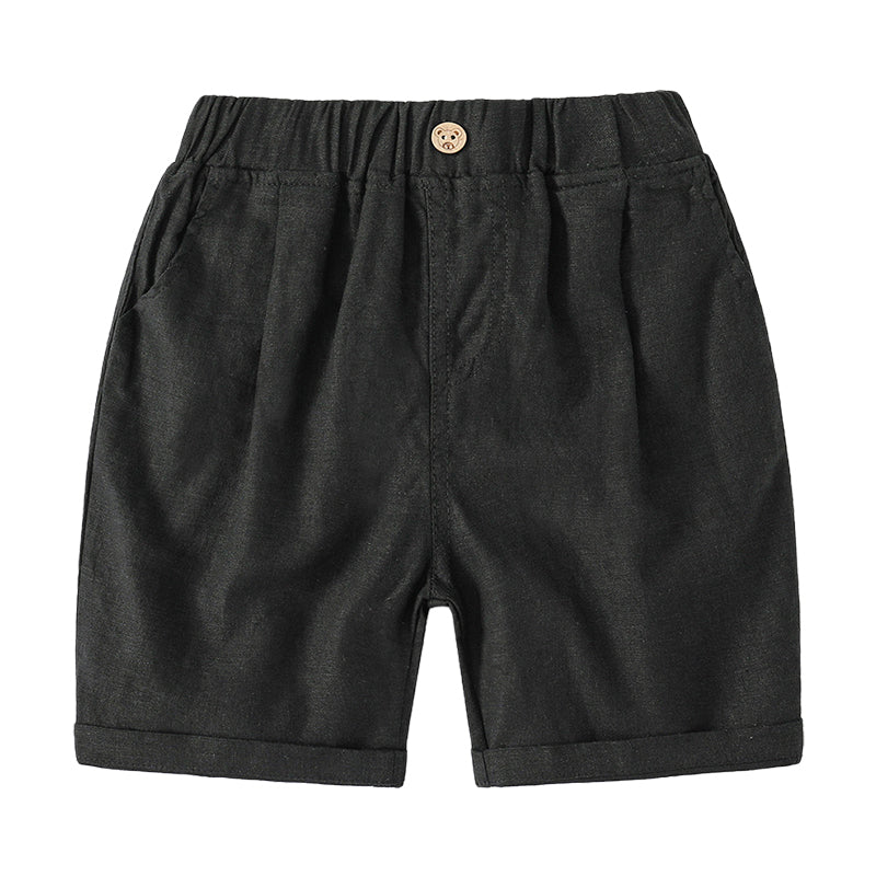 Baby Kid Boys Solid Color Shorts Wholesale 220407357