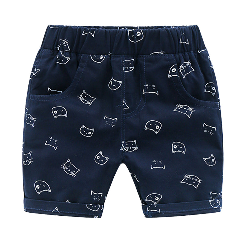 Baby Kid Boys Animals Print Shorts Wholesale 220407359