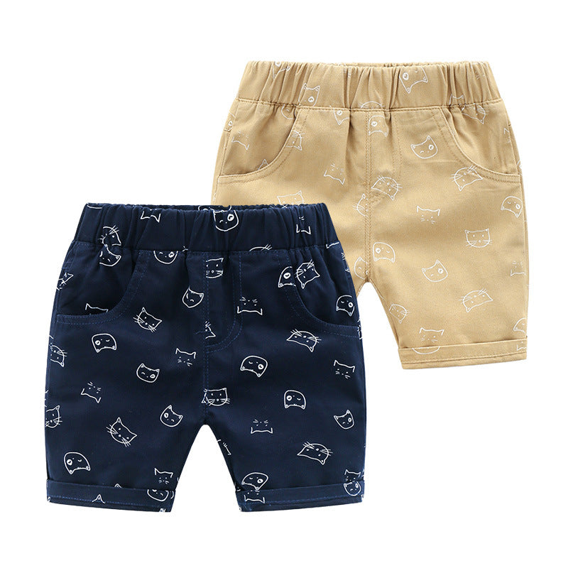 Baby Kid Boys Animals Print Shorts Wholesale 220407359