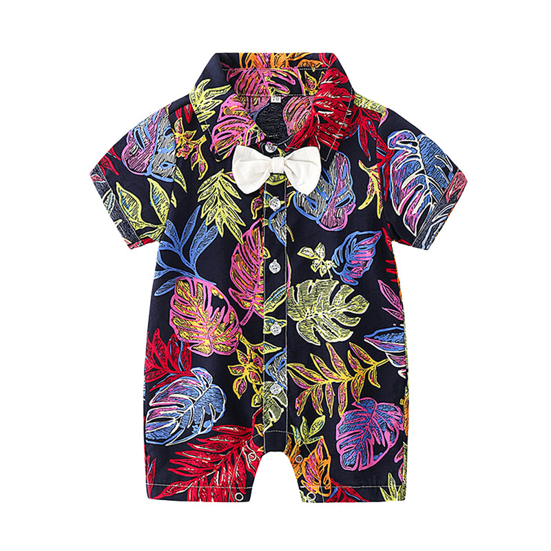 Baby Kid Boys Tropical print Jumpsuits Wholesale 22040744