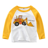 Load image into Gallery viewer, Baby Kid Boys Car Cartoon Print Tops Wholesale 22041104
